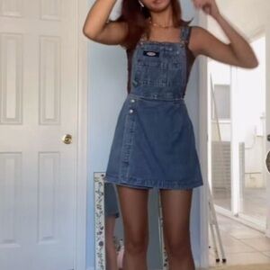 Vintage jorache overall skort size 13 14 medium 6 EUC